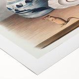 Romanticism Art: Mouse and Cheese Still Life by Audubon