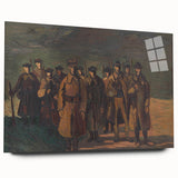 Expressionist Soldiers Scene – Bold Historical Wall Art