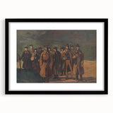 Expressionist Soldiers Scene – Bold Historical Wall Art