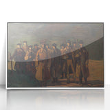 Expressionist Soldiers Scene – Bold Historical Wall Art
