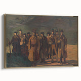 Expressionist Soldiers Scene – Bold Historical Wall Art