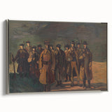 Expressionist Soldiers Scene – Bold Historical Wall Art