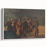 Expressionist Soldiers Scene – Bold Historical Wall Art