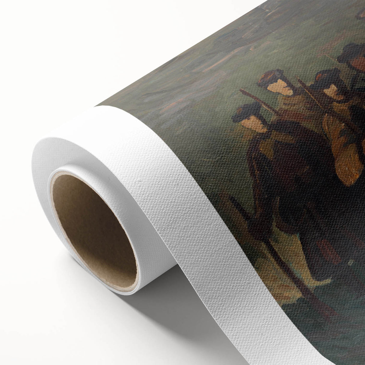 Expressionist Soldiers Scene – Bold Historical Wall Art