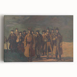 Expressionist Soldiers Scene – Bold Historical Wall Art