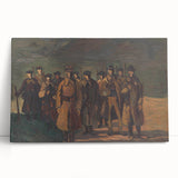 Expressionist Soldiers Scene – Bold Historical Wall Art