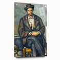 Impressionism Wall Art: Seated Peasant by Paul Cézanne Prints