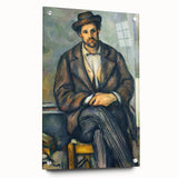 Impressionism Wall Art: Seated Peasant by Paul Cézanne Prints