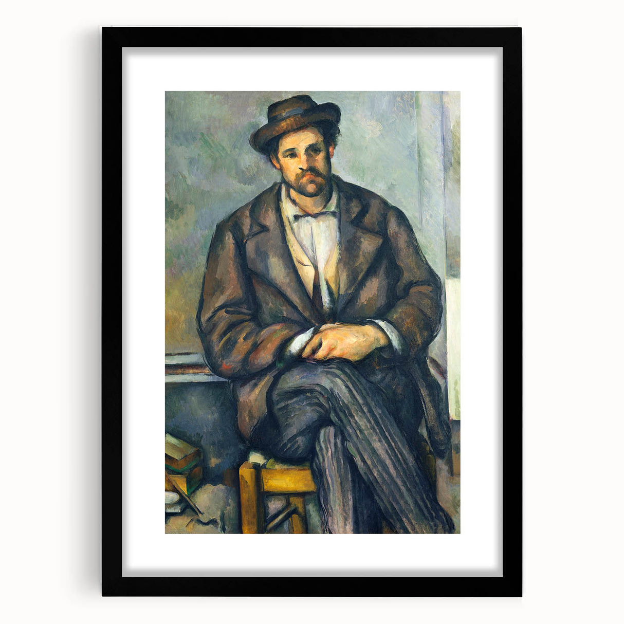 Impressionism Wall Art: Seated Peasant by Paul Cézanne Prints
