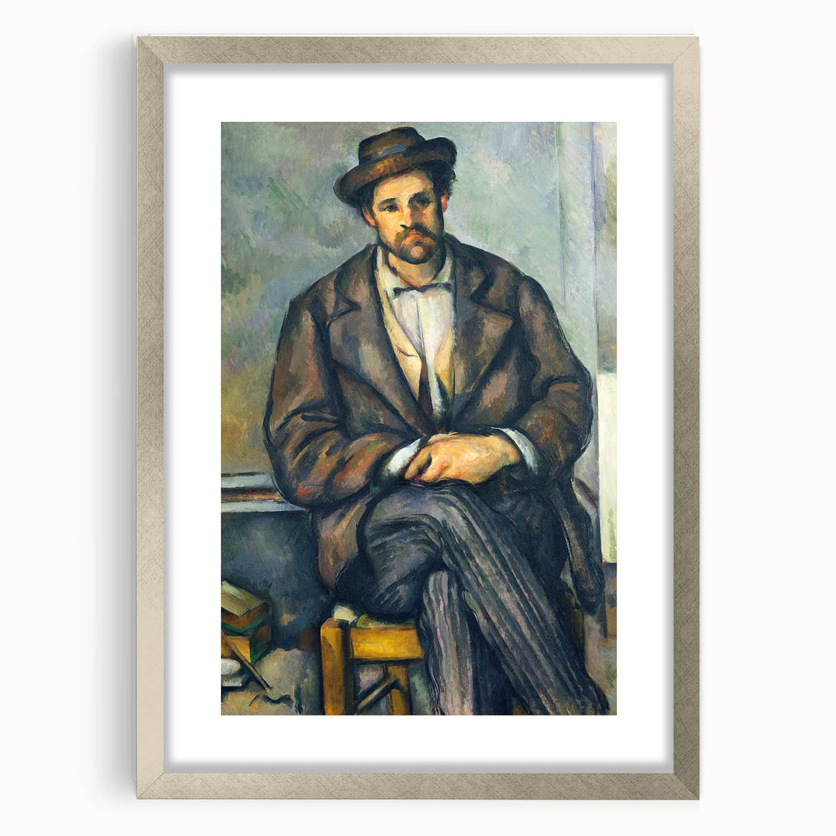 Impressionism Wall Art: Seated Peasant by Paul Cézanne Prints