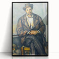 Impressionism Wall Art: Seated Peasant by Paul Cézanne Prints