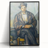 Impressionism Wall Art: Seated Peasant by Paul Cézanne Prints