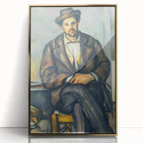 Impressionism Wall Art: Seated Peasant by Paul Cézanne Prints