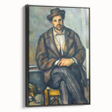 Impressionism Wall Art: Seated Peasant by Paul Cézanne Prints