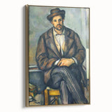 Impressionism Wall Art: Seated Peasant by Paul Cézanne Prints