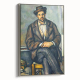 Impressionism Wall Art: Seated Peasant by Paul Cézanne Prints