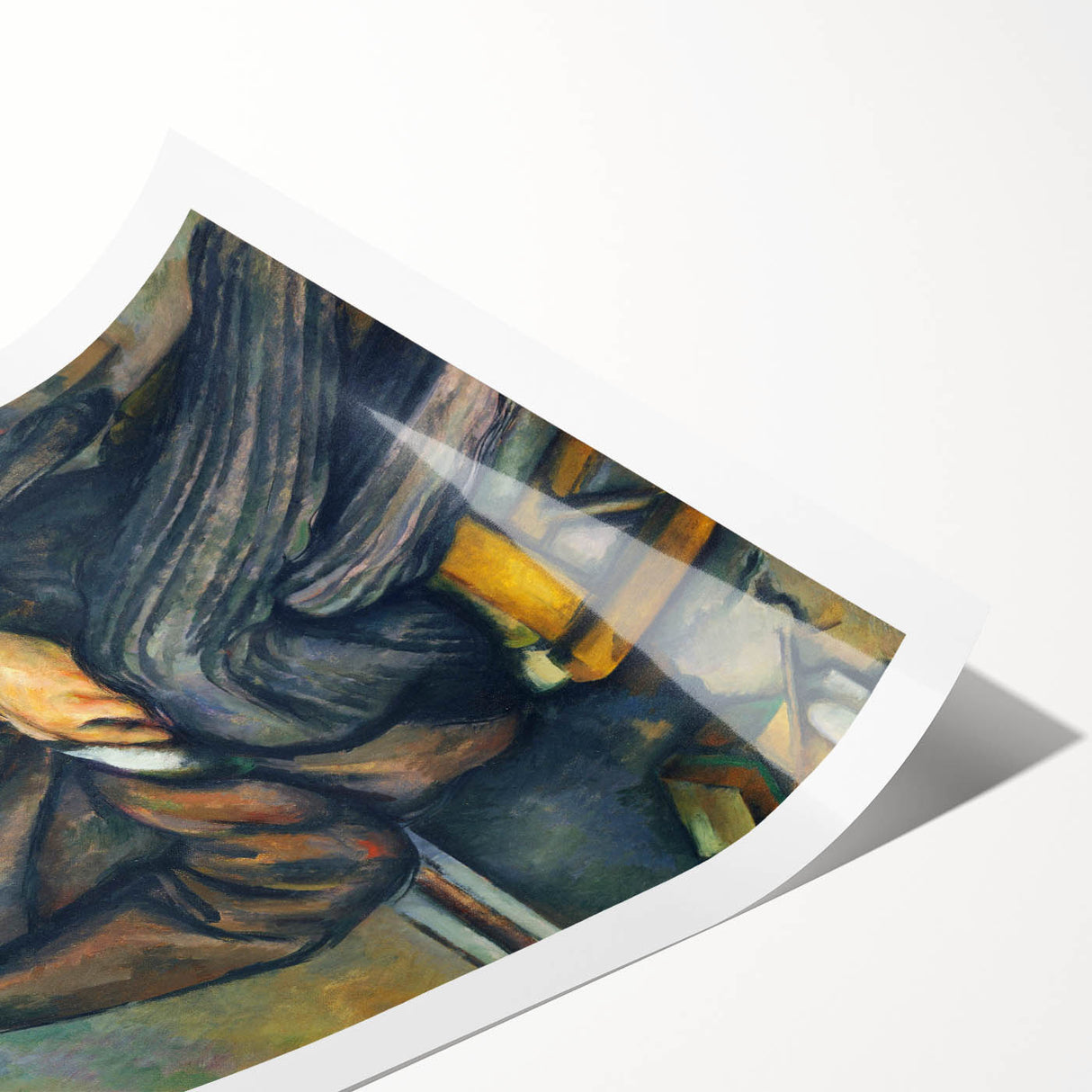 Impressionism Wall Art: Seated Peasant by Paul Cézanne Prints