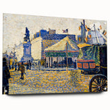Modern Wall Art - Place de Clichy by Paul Signac - Parisian Cityscape Decor