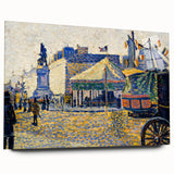 Modern Wall Art - Place de Clichy by Paul Signac - Parisian Cityscape Decor