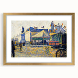 Modern Wall Art - Place de Clichy by Paul Signac - Parisian Cityscape Decor