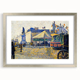 Modern Wall Art - Place de Clichy by Paul Signac - Parisian Cityscape Decor