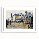 Modern Wall Art - Place de Clichy by Paul Signac - Parisian Cityscape Decor