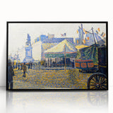 Modern Wall Art - Place de Clichy by Paul Signac - Parisian Cityscape Decor