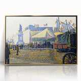 Modern Wall Art - Place de Clichy by Paul Signac - Parisian Cityscape Decor