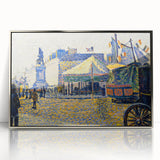Modern Wall Art - Place de Clichy by Paul Signac - Parisian Cityscape Decor
