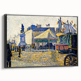 Modern Wall Art - Place de Clichy by Paul Signac - Parisian Cityscape Decor