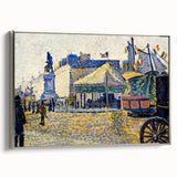 Modern Wall Art - Place de Clichy by Paul Signac - Parisian Cityscape Decor