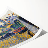 Modern Wall Art - Place de Clichy by Paul Signac - Parisian Cityscape Decor