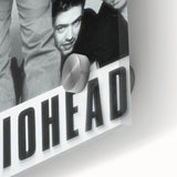 Radiohead Retro Poster - Black and White Band Photo - Vintage Music Art