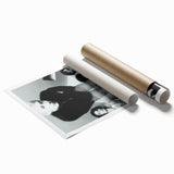 Radiohead Retro Poster - Black and White Band Photo - Vintage Music Art