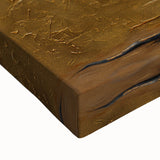 Golden Tree of Life Wall Art – Elegant Floral Canvas for Living Room