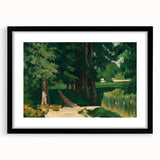 Cézanne Avenue at the Jas de Bouffan - Impressionist Landscape Print