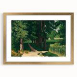 Cézanne Avenue at the Jas de Bouffan - Impressionist Landscape Print