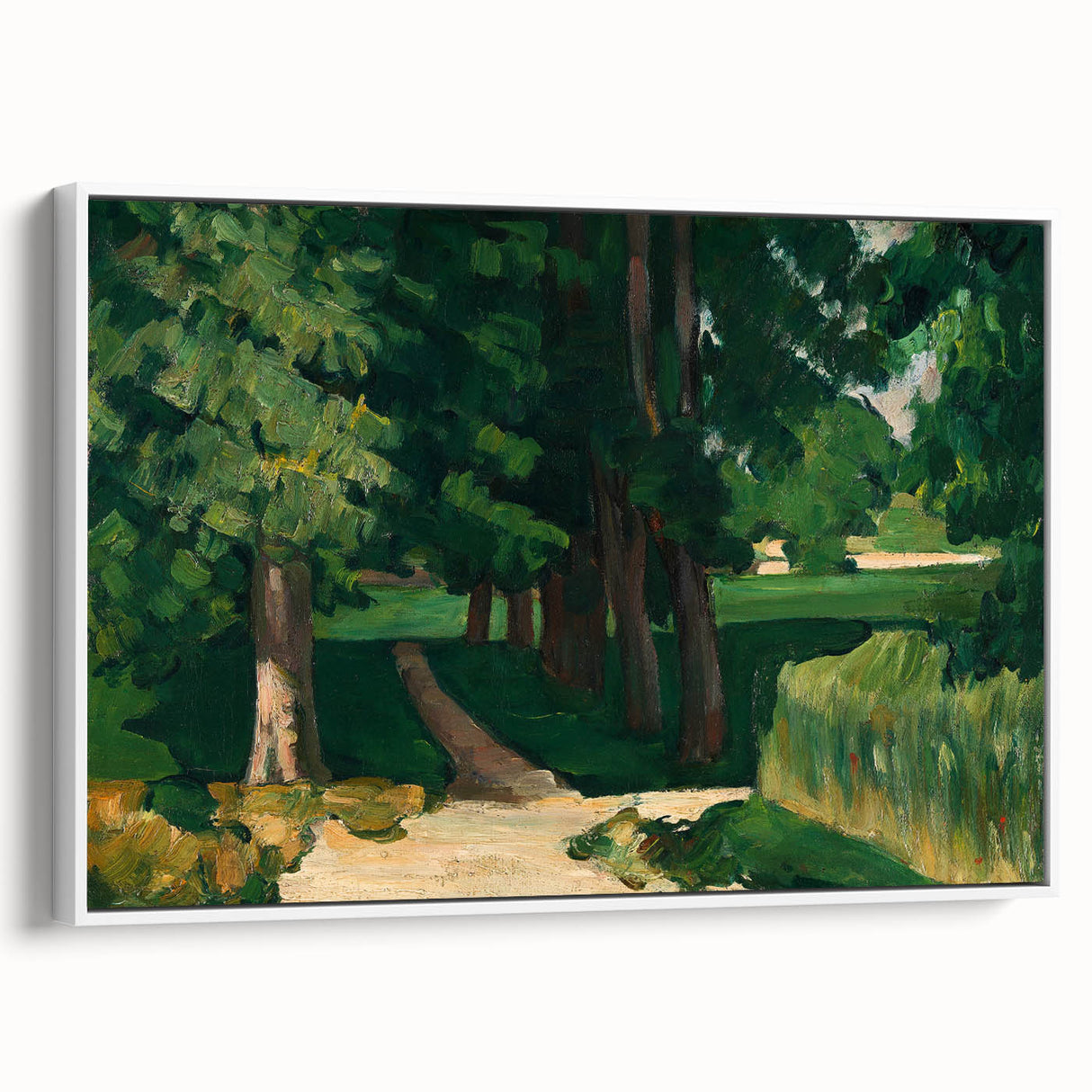 Cézanne Avenue at the Jas de Bouffan - Impressionist Landscape Print
