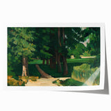 Cézanne Avenue at the Jas de Bouffan - Impressionist Landscape Print