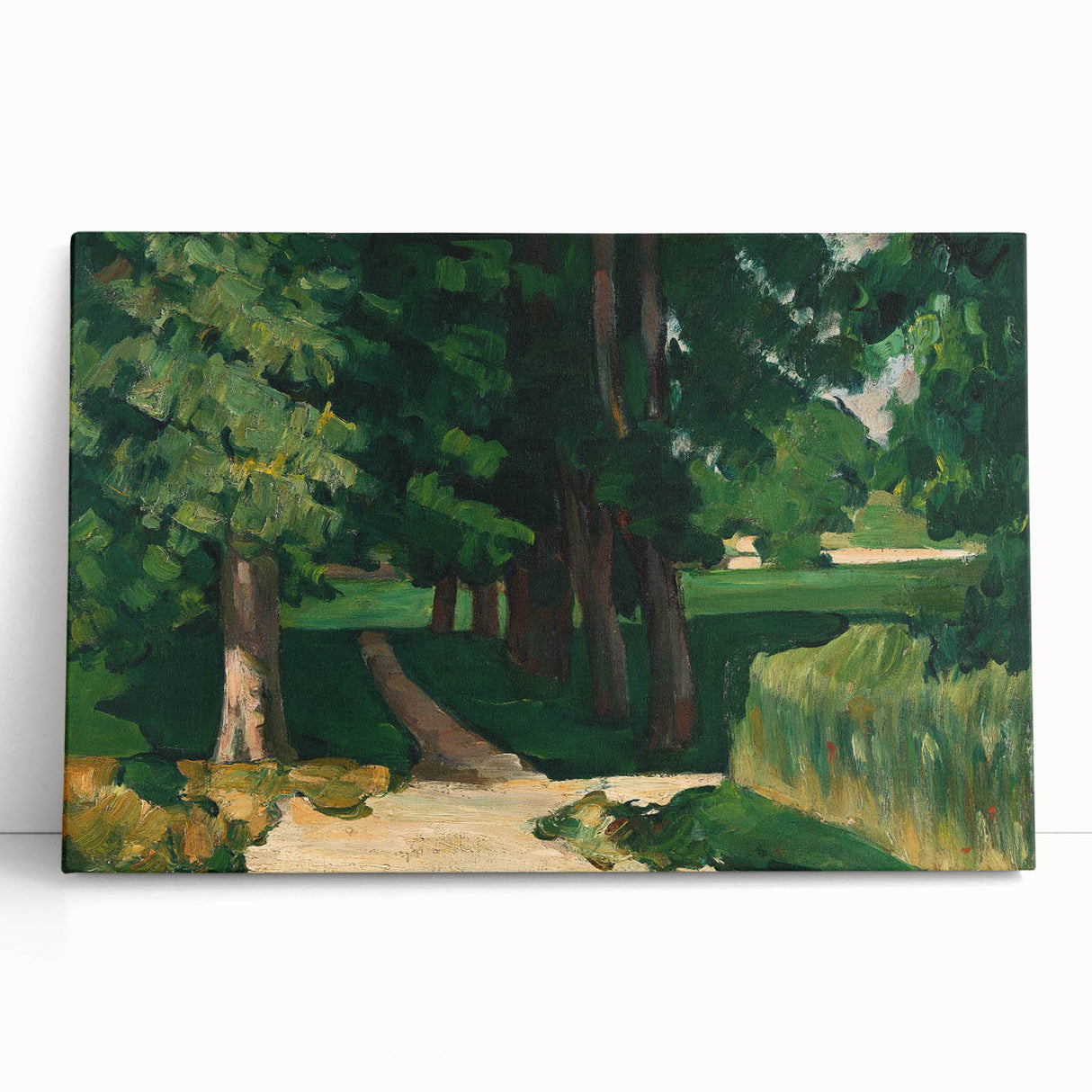 Cézanne Avenue at the Jas de Bouffan - Impressionist Landscape Print