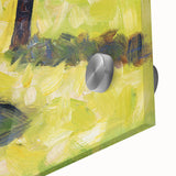 Modern Wall Art - Black Cow in a Meadow by Georges Seurat - Rustic Farm Decor