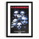 Rammstein Retro Poster - Cosmic Band Art - Vintage Concert Print