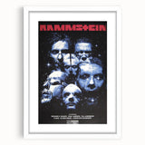 Rammstein Retro Poster - Cosmic Band Art - Vintage Concert Print