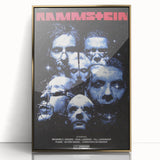 Rammstein Retro Poster - Cosmic Band Art - Vintage Concert Print