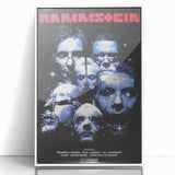Rammstein Retro Poster - Cosmic Band Art - Vintage Concert Print