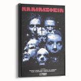 Rammstein Retro Poster - Cosmic Band Art - Vintage Concert Print