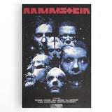 Rammstein Retro Poster - Cosmic Band Art - Vintage Concert Print