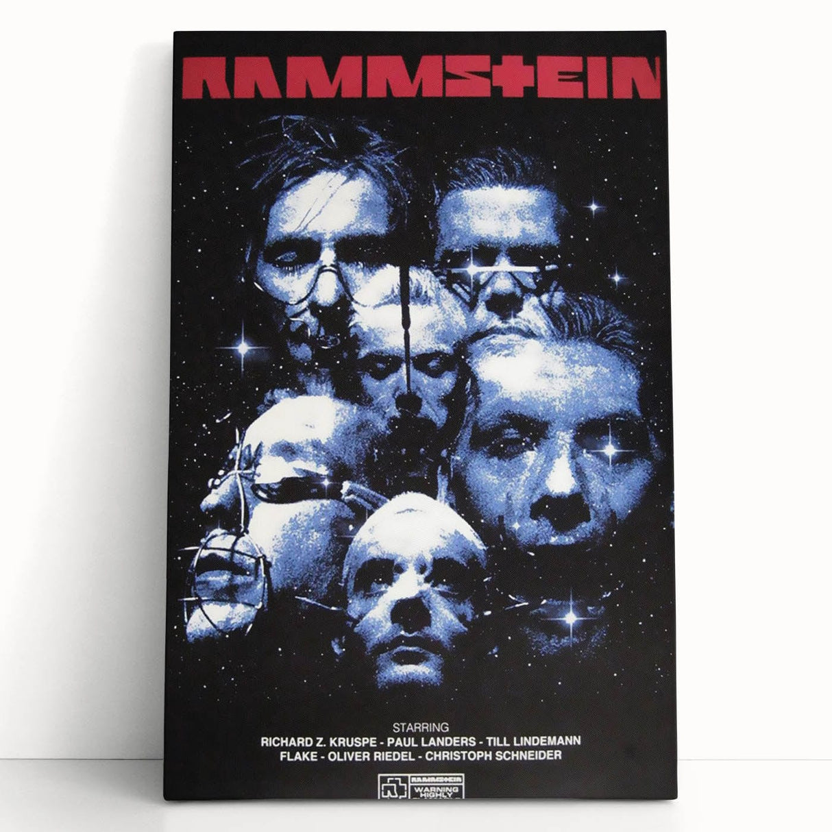 Rammstein Retro Poster - Cosmic Band Art - Vintage Concert Print