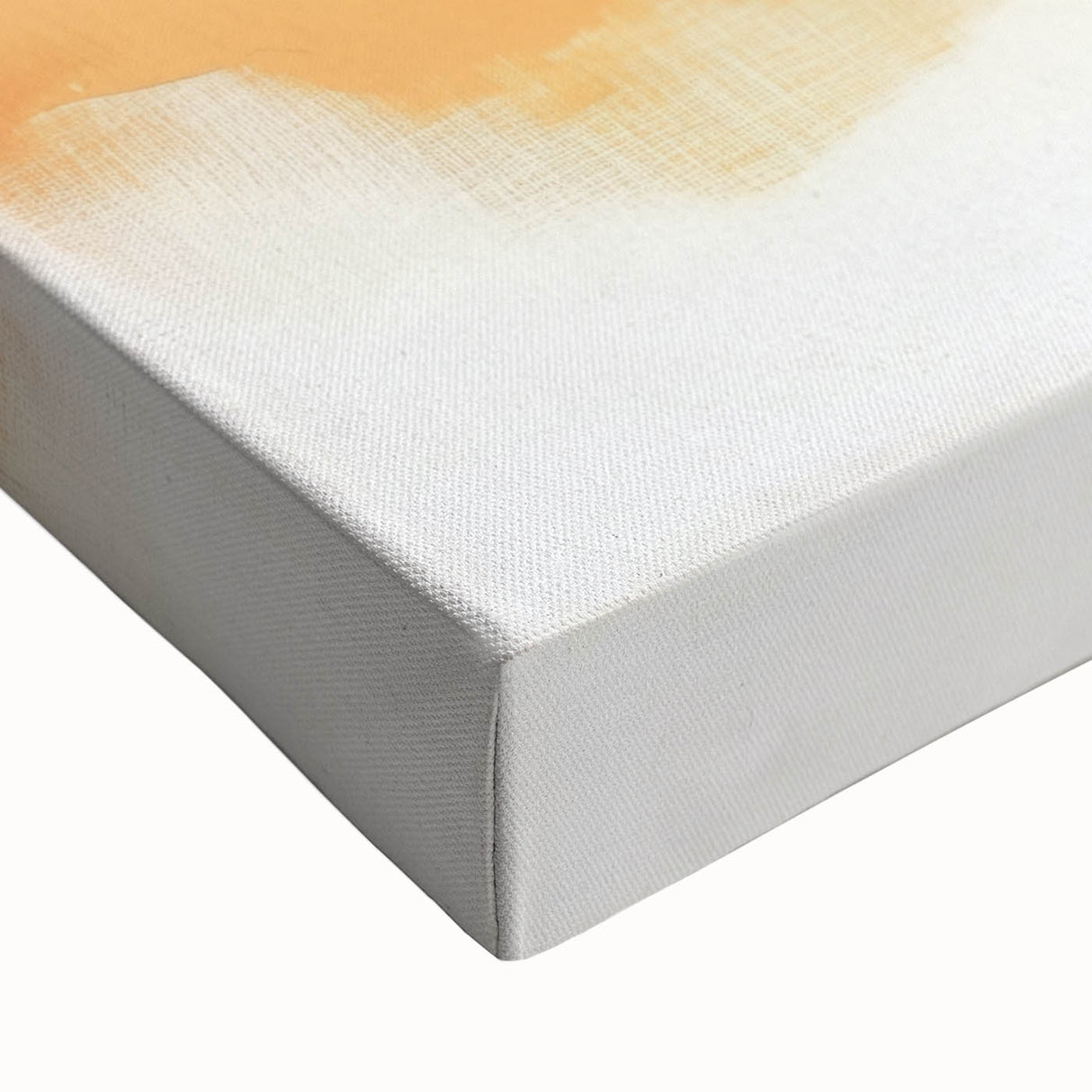 Large Abstract Wall Art – Fiery Orange & Green Contemporary Motion
