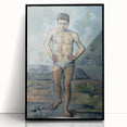 Impressionism Wall Art: The Bather by Paul Cézanne Prints